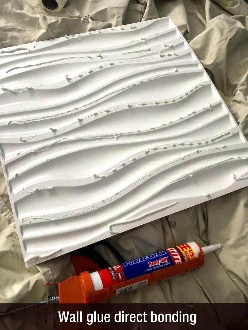 Set 12 Tấm 3D Vân Gỗ Chống Nước Màu Vàng - Daisan Store