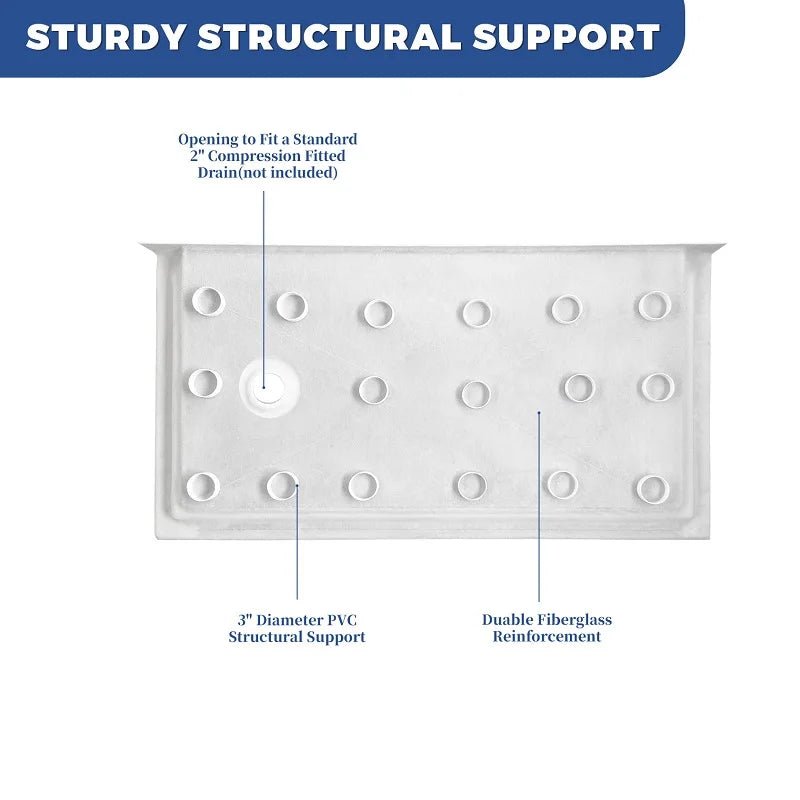 Shower Tray Acrylic Chong Truot Xa Phai Nguong Don - Daisan Store