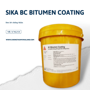 Sika BC Bitumen Coating – Vật liệu chống thấm - Daisan Store