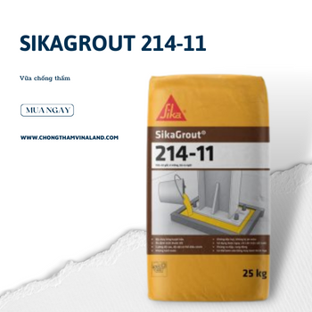SikaGrout 214-11 – Vữa chống thấm sika