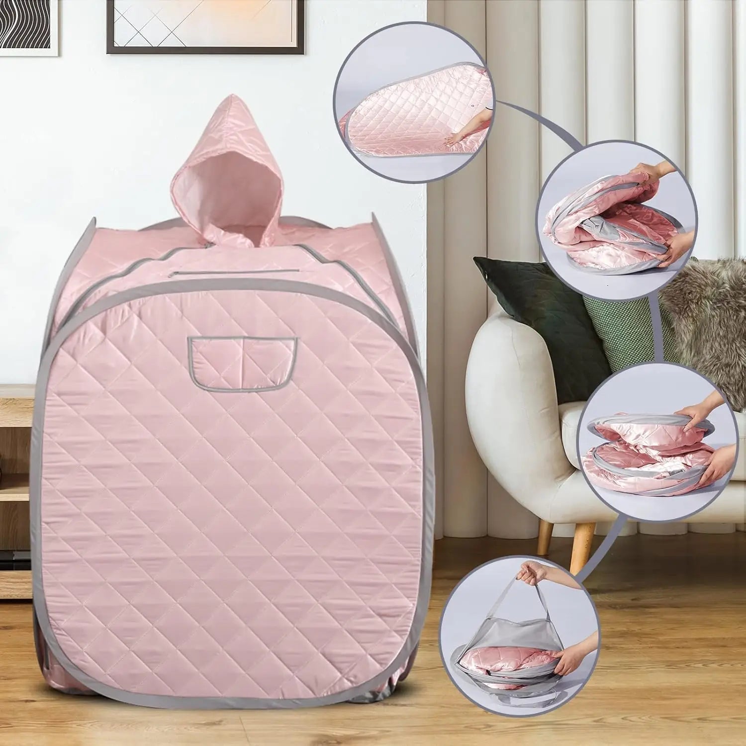 Smartmak Sauna Toan Than Di Dong 2L US Plug Dieu Tu Xa - Daisan Store