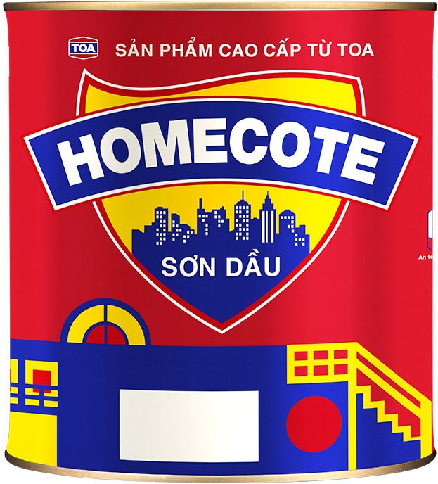 Sơn dầu bóng TOA Homecote 17.5L - Daisan Store