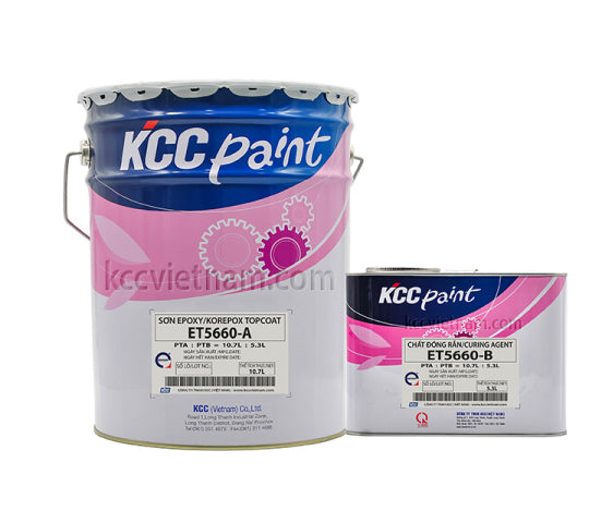 ET5660 – Sơn Sàn Epoxy Hệ Lăn 3 Lớp