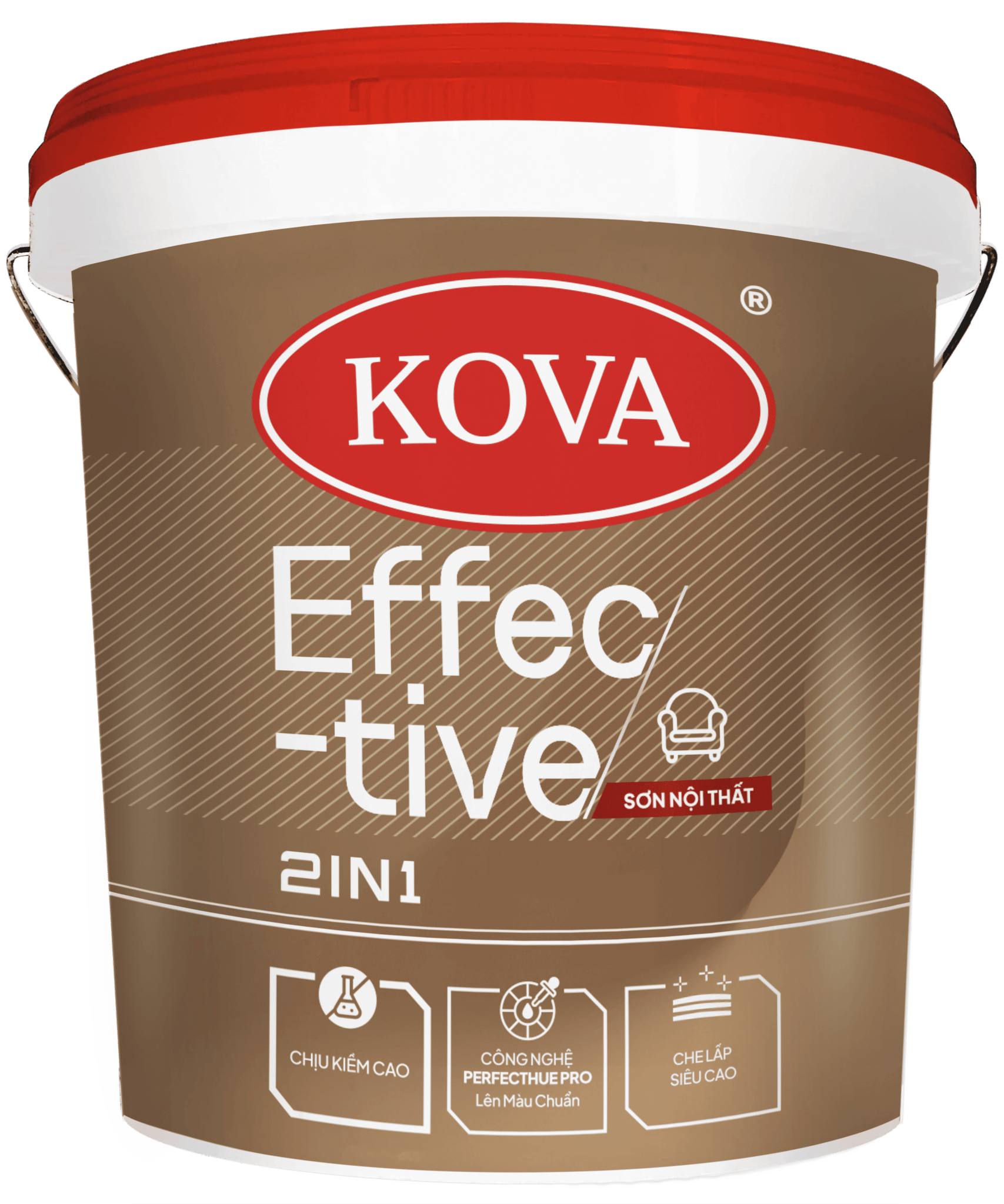 Sơn nội thất Kova EFFECTIVE 2IN1 3.5L - Daisan Store