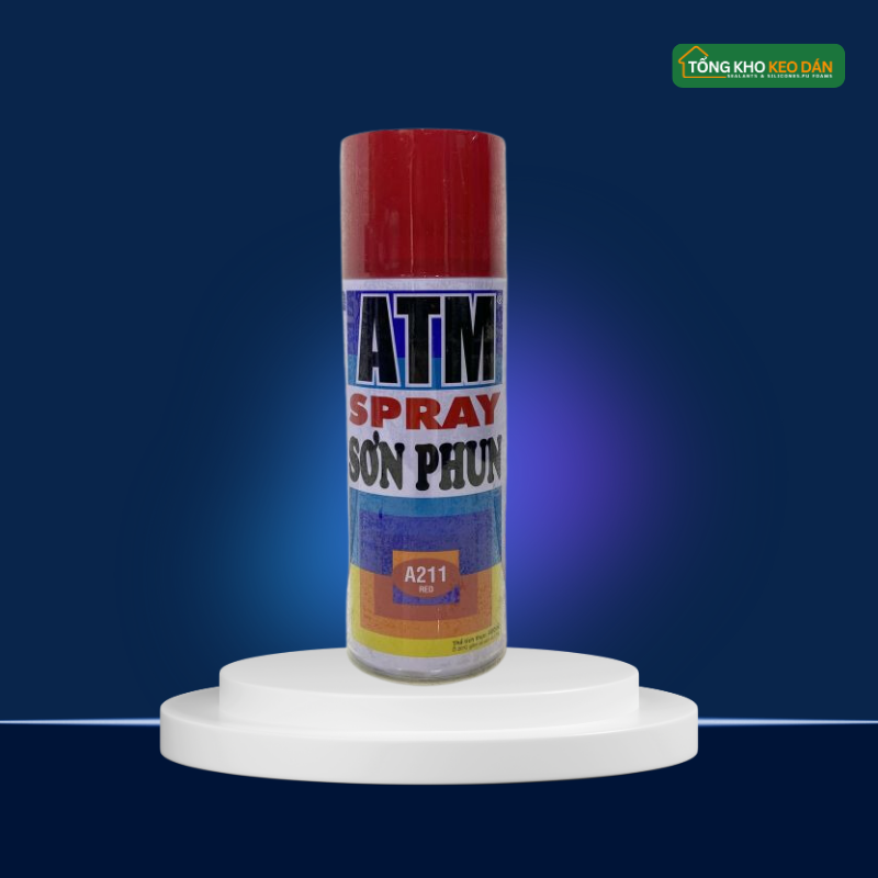 Sơn Xịt ATM A211 Màu Đỏ