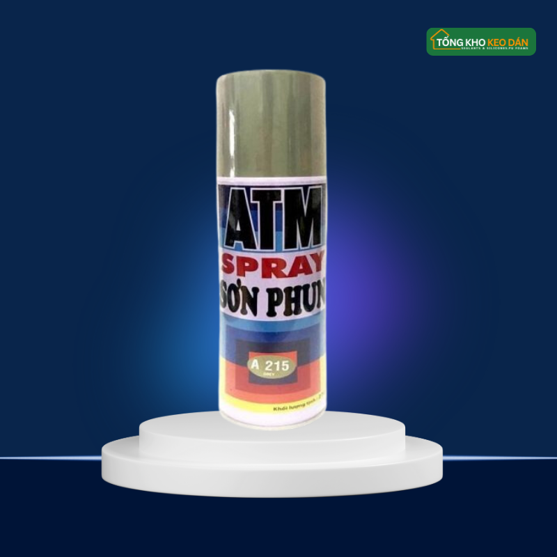 Sơn Xịt ATM A215 Màu Xám