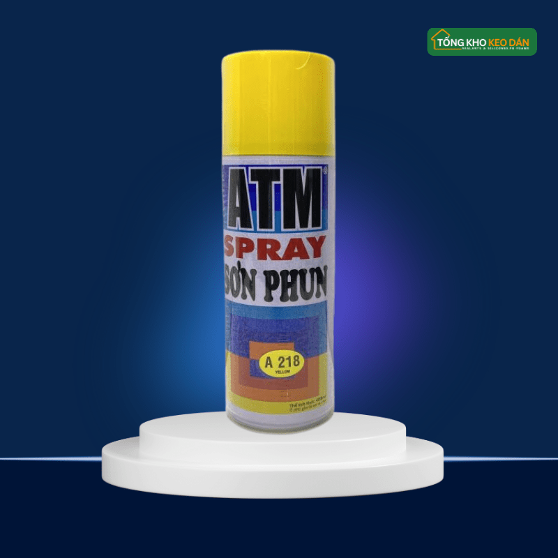 Sơn Xịt ATM A218 Màu Vàng Chất Lượng Cao - Daisan Store