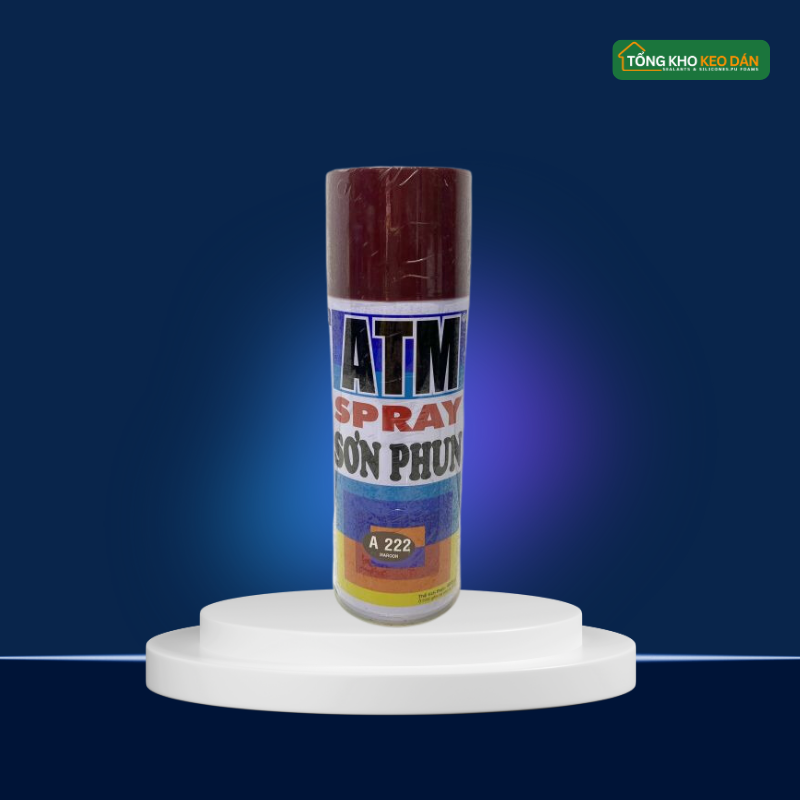 Sơn Xịt ATM A222 Nâu Hạt Dẻ Maroon