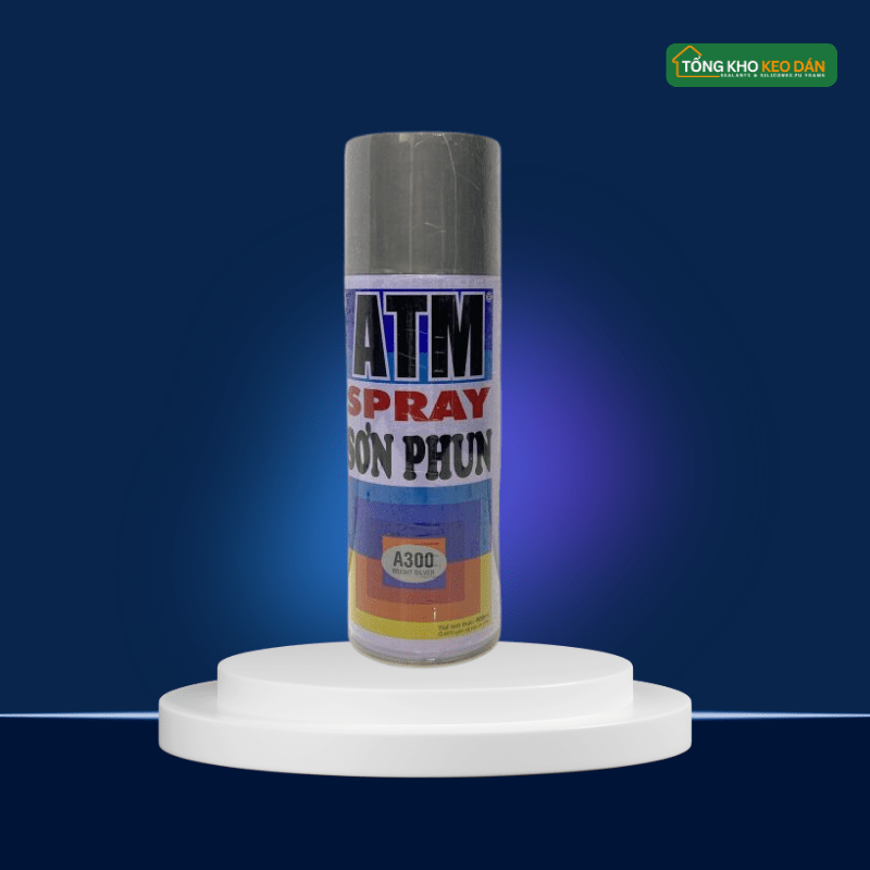 Sơn Xịt ATM A300 Màu Bạc Sáng - Daisan Store