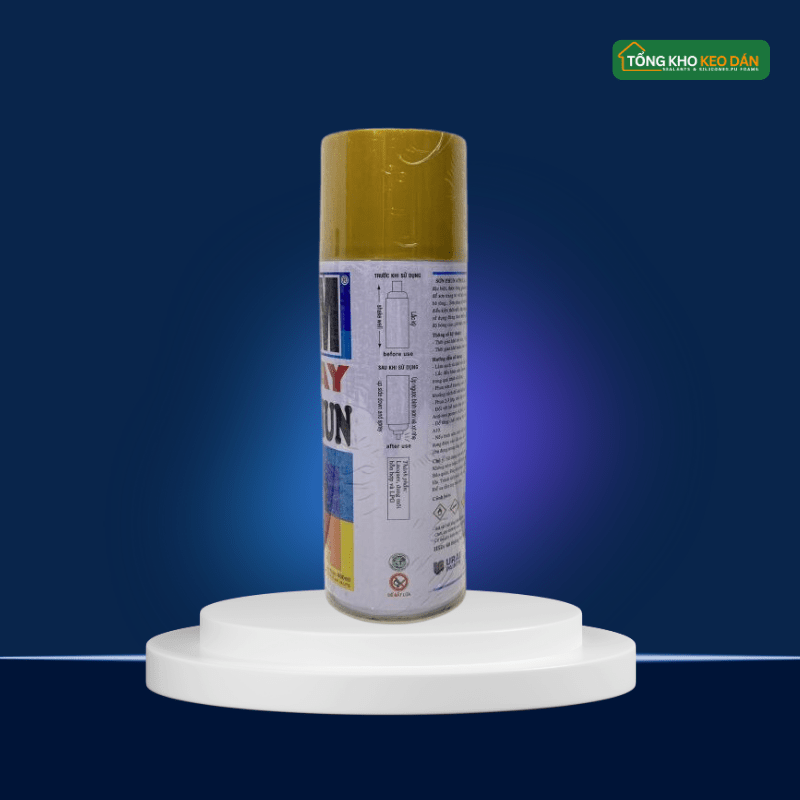 Sơn Xịt ATM A400 Màu Vàng Đồng Rich Gold - Daisan Store