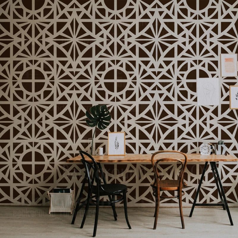 Stencil Trang Trí Tường In Hoa Văn Dài 40 - 80cm S216 - Daisan Store