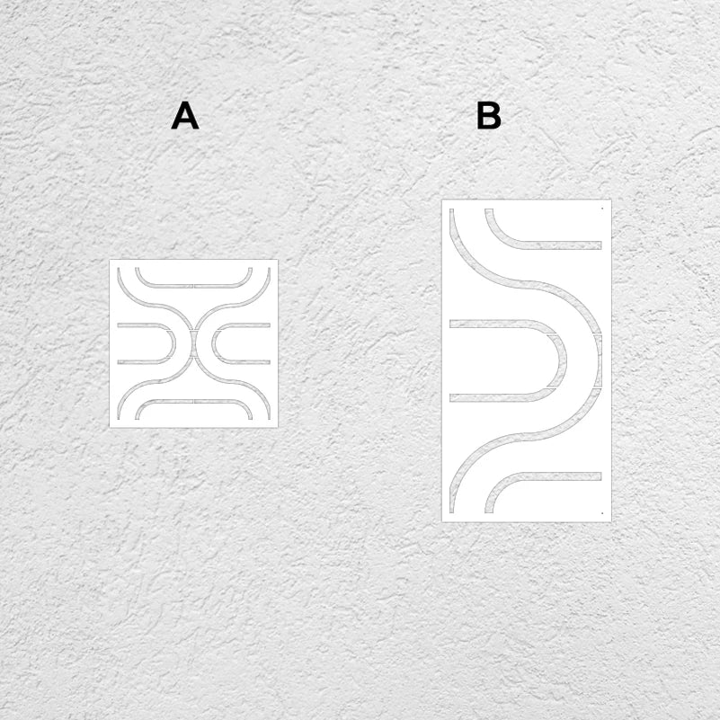 Stencil Trang Trí Tường In Hoa Văn Dài 40 - 80cm S216 - Daisan Store