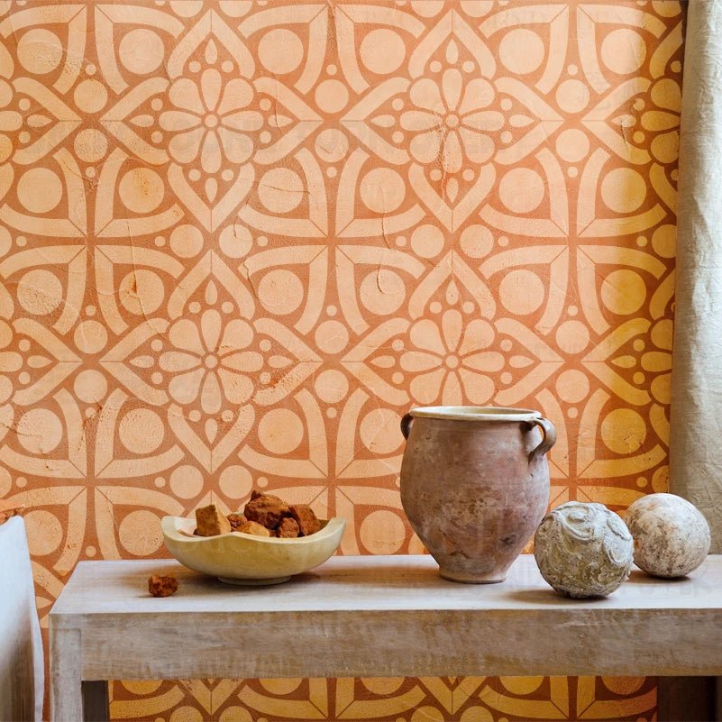 Stencil Trang Trí Tường In Hoa Văn Dài 40 - 80cm S216 - Daisan Store