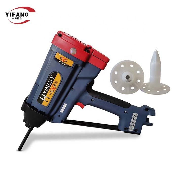 Súng bắn đinh bê tông dùng khí nén công suất lớn, pin, 2 bộ, dùng cho vật liệu cách nhiệt nhựa tường ngoài - Daisan Store