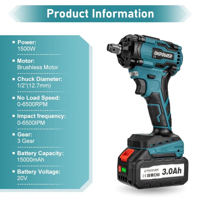 Sung Van Bu Long Brushless Khong Day 1200Nm Makita 18V - Daisan Store