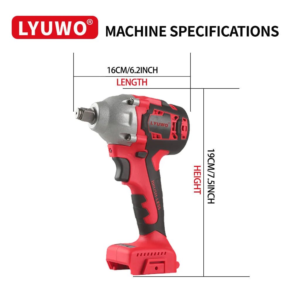 Súng Vặn Bu Lông Tác Động 21V 420Nm Không Chổi Than Ôtô - Daisan Store