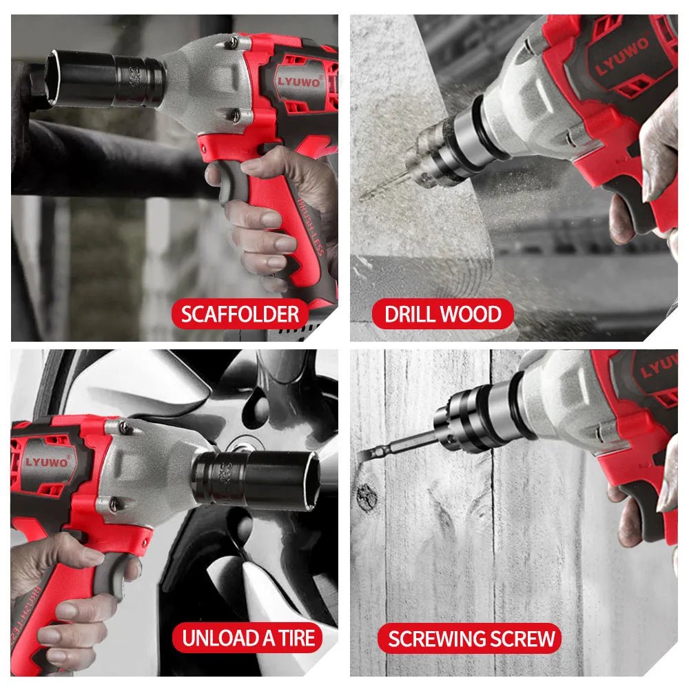 Súng Vặn Bu Lông Tác Động 21V 420Nm Không Chổi Than Ôtô - Daisan Store