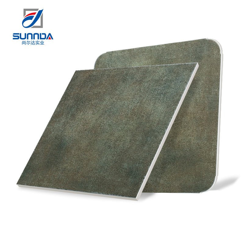 Sunnda 60x60cm Gạch Lát Sàn Sứ Sân Vườn Ngoài Trời Phong Cách Mộc Giả Đá Cát Tự Nhiên Giá Rẻ - Daisan Store