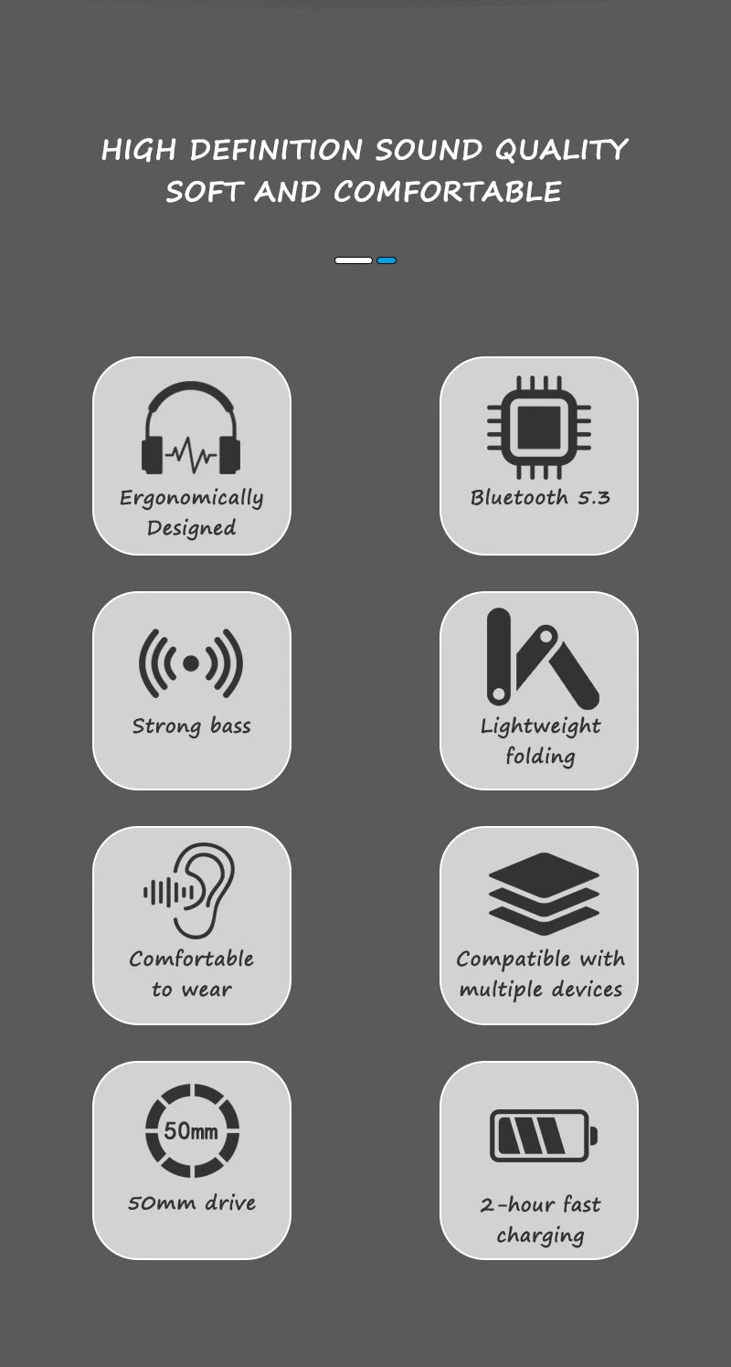 Tai Nghe Gấp LDON L839 Bluetooth 5.3 Thể Thao Gaming - Daisan Store