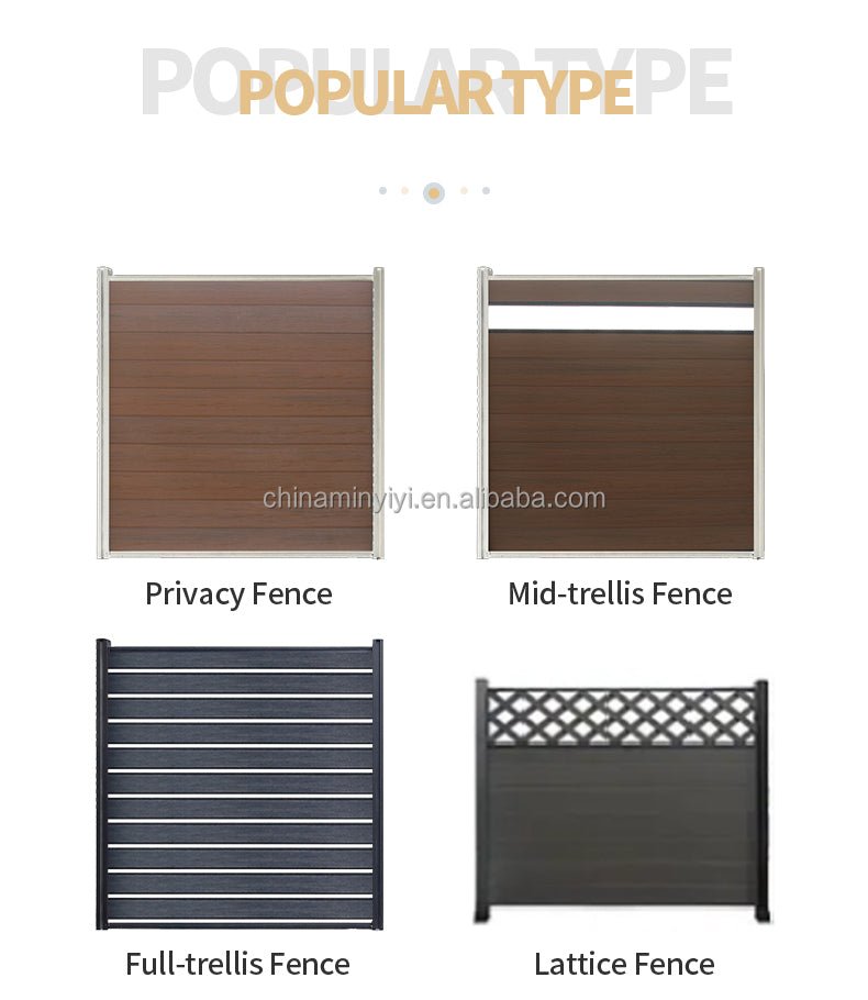 Tấm chắn hàng rào WPC phủ PVC bán buôn - Daisan Store