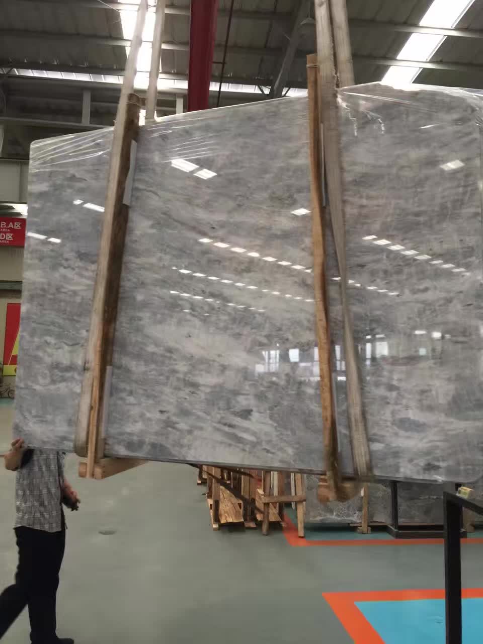 Tấm Gạch Sứ Lát Sàn Vân Đá Cẩm Thạch Xám Trang Trí Nội Thất Hiện Đại Trong Nhà - Daisan Store