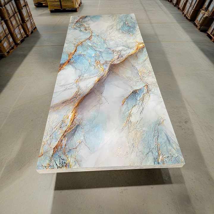 Tấm nhựa PVC chống thấm nước 1220x2440mm bán chạy nhất, chất lượng UV thay thế, tấm nhựa đá cẩm thạch 3mm cho phòng tắm hiện đại, phòng ngủ, khách sạn - Daisan Store