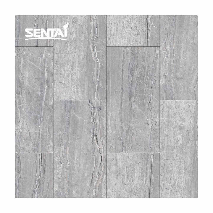 Tấm nhựa PVC in bóng ghép nối Tấm ốp nhiều lớp Gạch đá cẩm thạch Gạch có kết cấu Sàn nhựa Vinyl Spc Hiệu ứng đá - Daisan Store