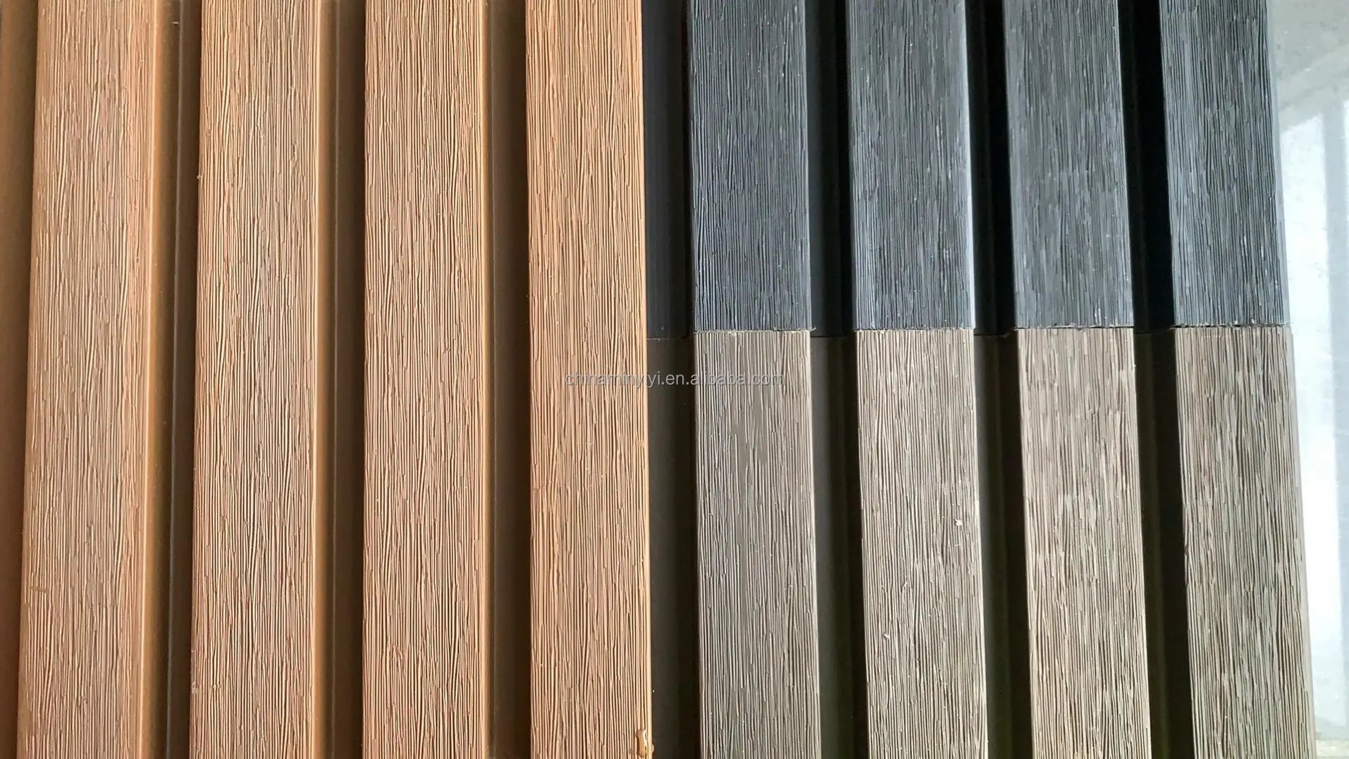 Tấm ốp tường bằng gỗ nhựa composite đùn đồng trục thiết kế hiện đại - Daisan Store