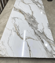 Tấm ốp tường bằng nhựa PVC vân đá cẩm thạch phong cách hiện đại, chống thấm nước, chống tia UV, dùng cho phòng khách hoặc khách sạn - Daisan Store