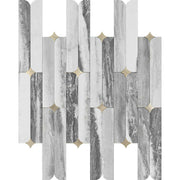 Tấm ốp tường nhôm composite màu xám dễ lắp đặt, khảm bếp, chống bám bẩn, bóc ra và dán - Daisan Store