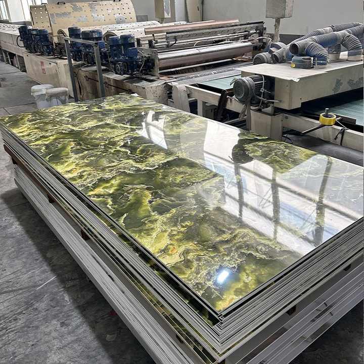 Tấm ốp tường PVC hiện đại 2024 thân thiện với môi trường, vân đá cẩm thạch chống thấm nước cho phòng khách, phòng tắm, phòng ngủ, biệt thự - Daisan Store