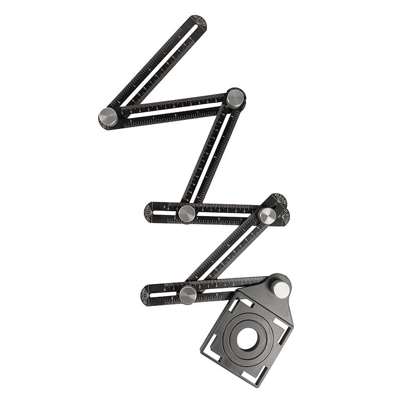 Thước đo đa góc 12 cạnh hợp kim - Daisan Store