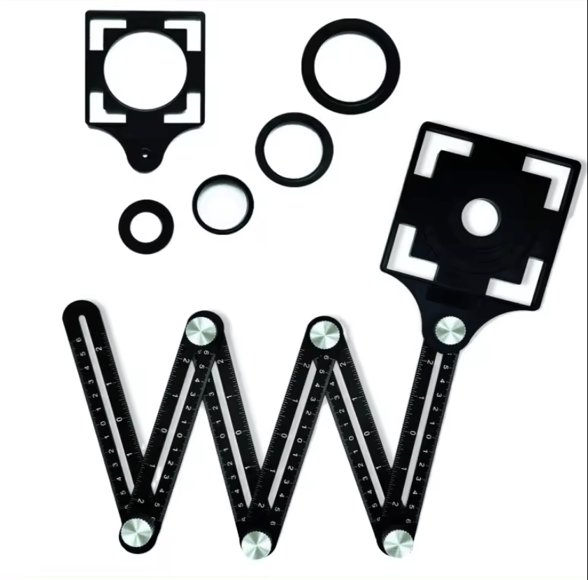 Thước đo đa góc 12 cạnh hợp kim - Daisan Store