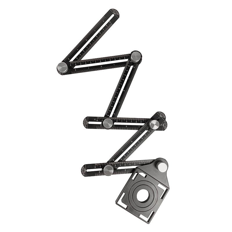 Thước đo đa góc 12 cạnh hợp kim - Daisan Store