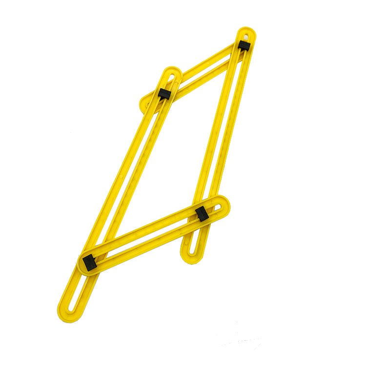 Thước đo đa năng bằng nhựa gấp bốn, nhiều góc - Daisan Store