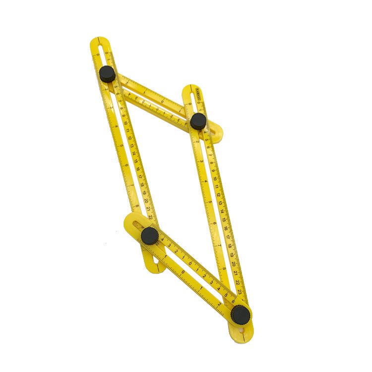 Thước đo đa năng bằng nhựa gấp bốn, nhiều góc - Daisan Store
