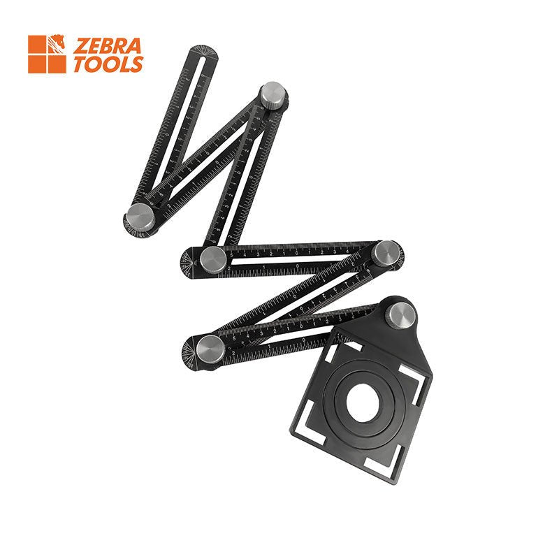 Thước đo đa năng tự chế bằng nhôm 6 cạnh tiện dụng - Daisan Store