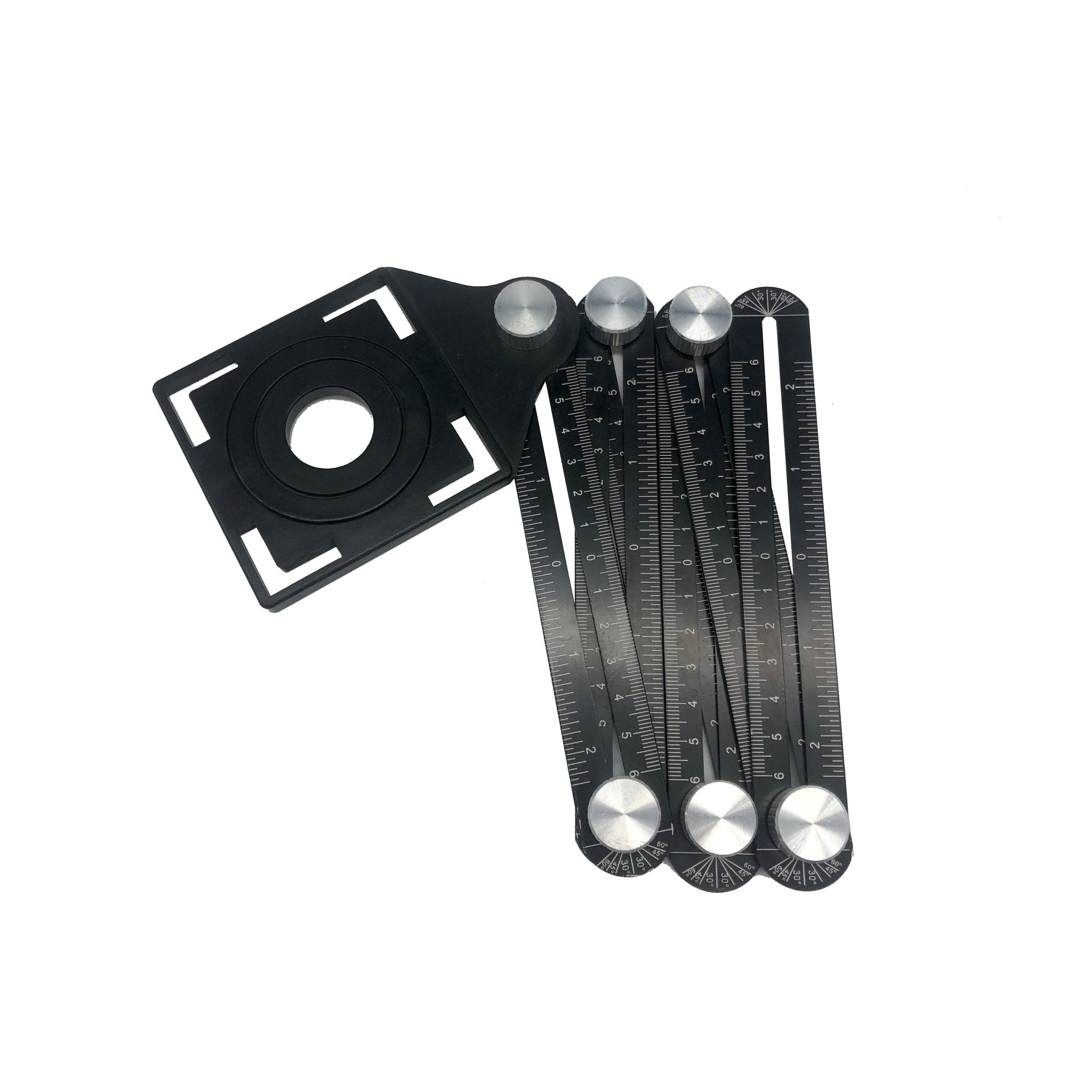 Thước kẻ đa góc gấp 6/12 có thể điều chỉnh, chất liệu nhôm - Daisan Store