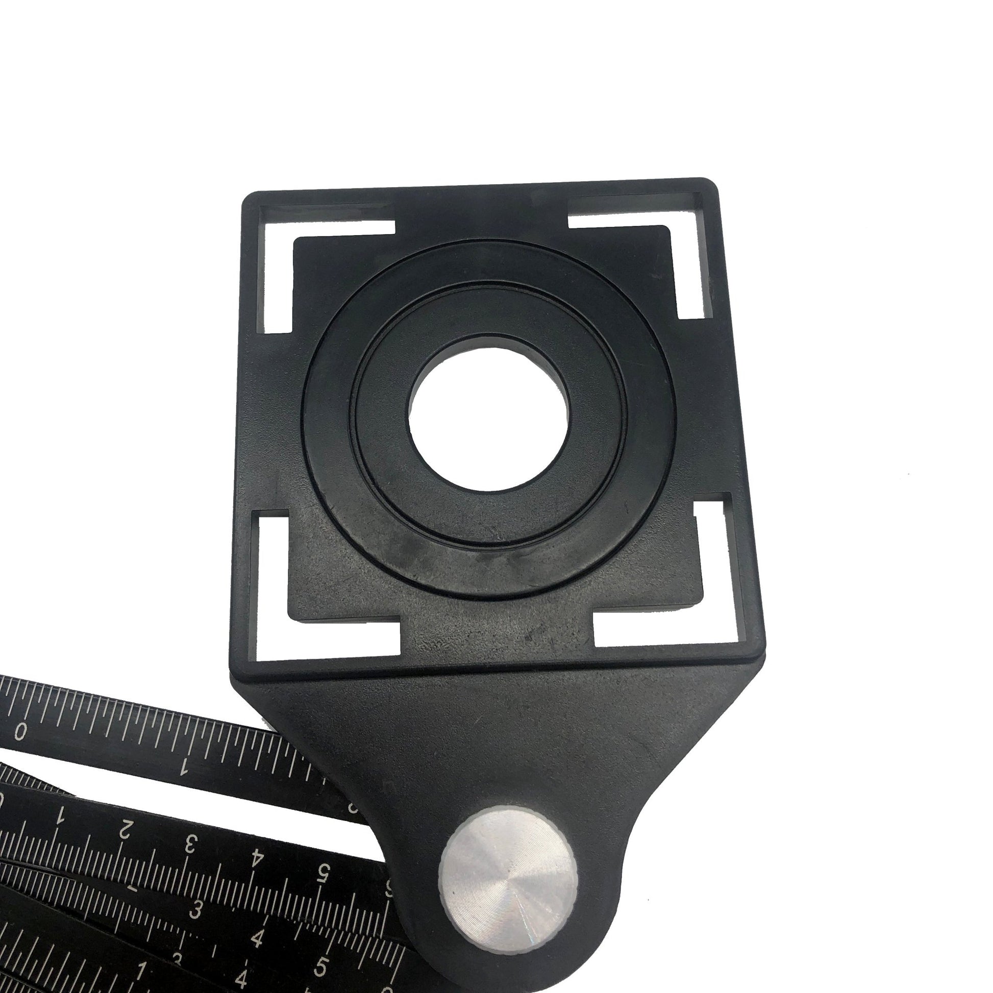 Thước kẻ đa năng hợp kim nhôm 6 nếp gấp có khuôn đục lỗ - Daisan Store