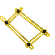 Thước kẻ nhựa gấp đa góc bốn nếp đa chức năng - Daisan Store