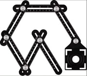 Thước kẻ sáu cạnh đa góc có thể điều chỉnh, định vị lỗ gạch - Daisan Store