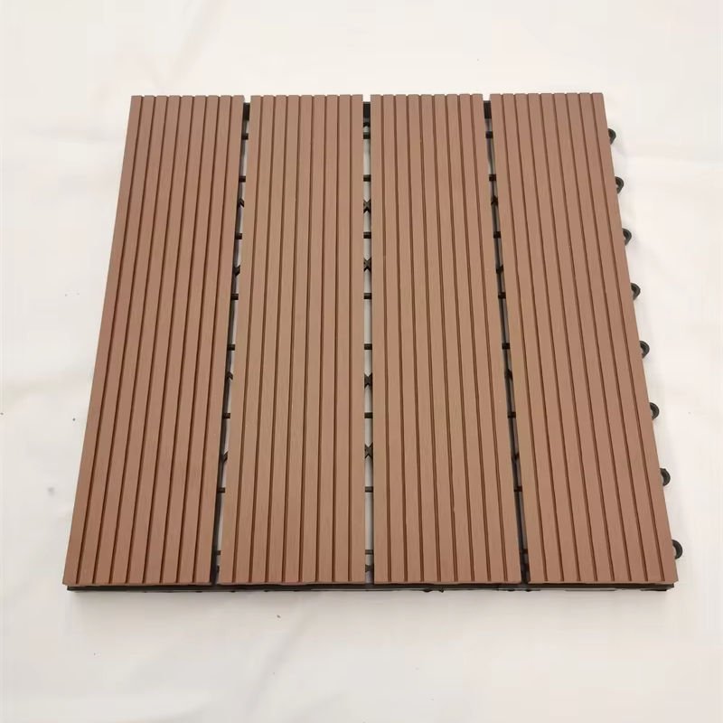 Thước lát sàn ngoài trời gỗ nhựa hiện đại bền chắc, không thấm nước, màu óc chó, gỗ tếch, gỗ thích - Daisan Store