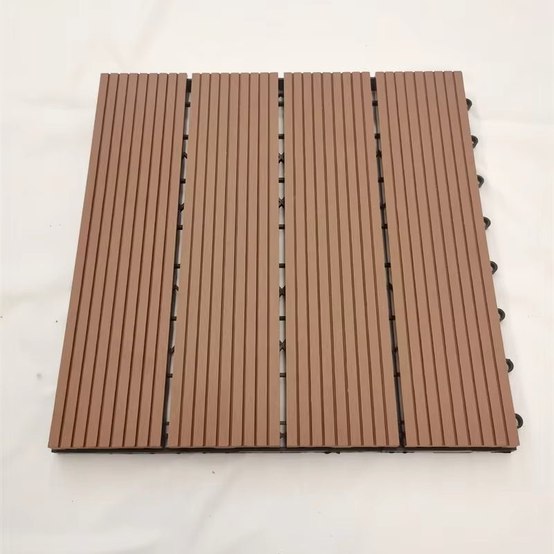 Thước lát sàn ngoài trời gỗ nhựa hiện đại bền chắc, không thấm nước, màu óc chó, gỗ tếch, gỗ thích - Daisan Store