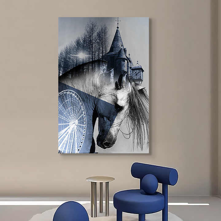 Tranh 3D Khảm Kim Cương Ngựa Sang Trọng JZ Custom - Daisan Store