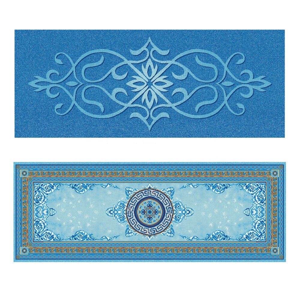 Tranh khảm ghép gốm họa tiết cá heo đại dương xanh hoa văn tùy chỉnh - Daisan Store