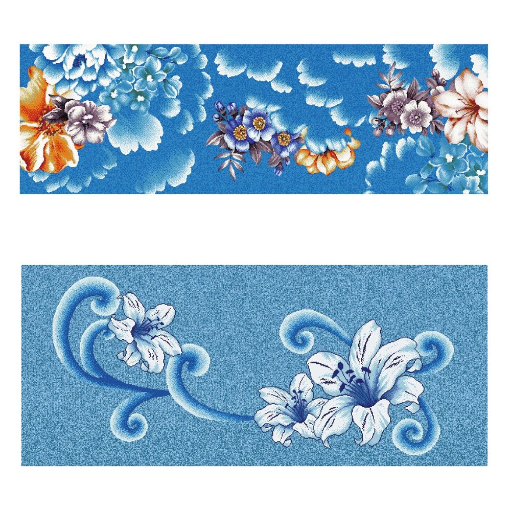 Tranh khảm ghép gốm họa tiết cá heo đại dương xanh hoa văn tùy chỉnh - Daisan Store