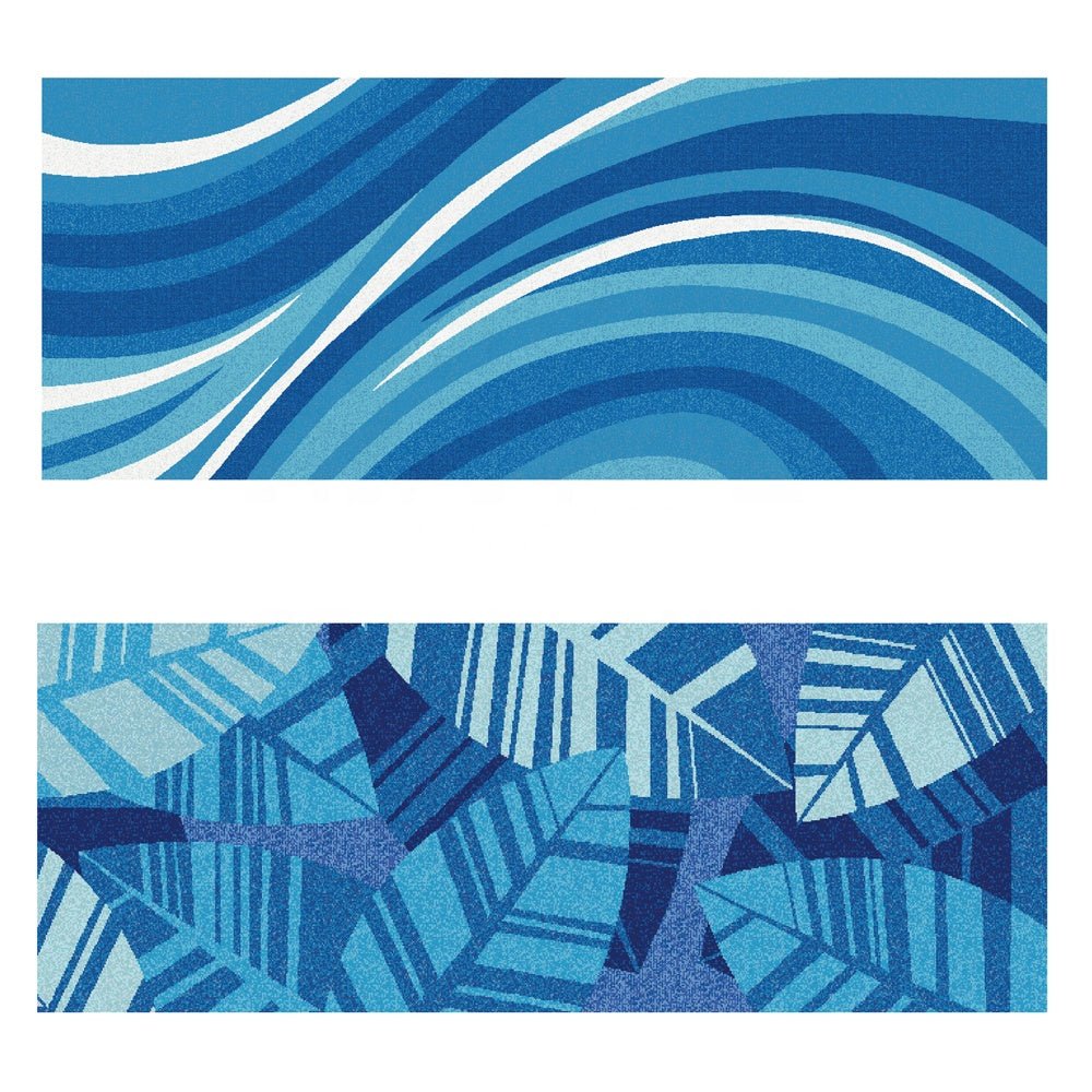 Tranh khảm ghép gốm họa tiết cá heo đại dương xanh hoa văn tùy chỉnh - Daisan Store