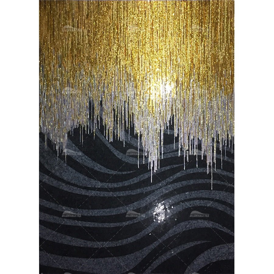 Tranh khảm hoa 3D thủ công ốp tường bể bơi - Daisan Store