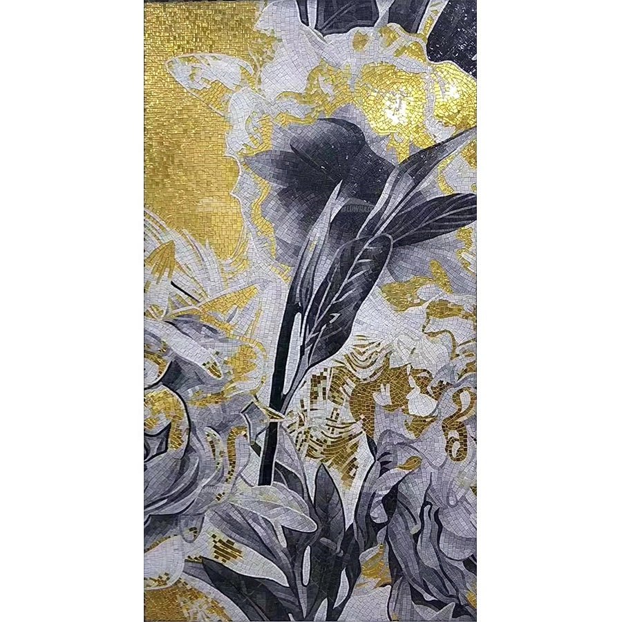 Tranh khảm hoa 3D thủ công ốp tường bể bơi - Daisan Store