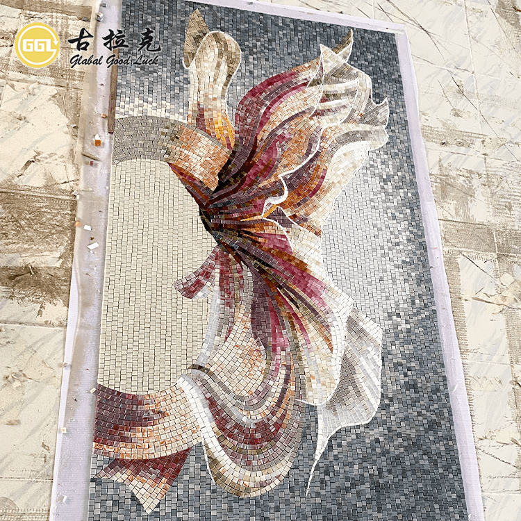 Tranh khảm treo tường thủ công bằng gạch kính 4mm - Daisan Store